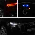 Children's electric car 12V, 1 seat with car radio and remote control - AUDI Q8 - Black Photo5