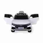Children's electric car 12V, 1 seat with car radio and remote control - AUDI Q8 - White Photo2