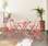 Tavolo da giardino, bar bistrot, pieghevole, modello: Emilia colore: Rosso Lampone, 4 sedie pieghevoli, acciaio termolaccato