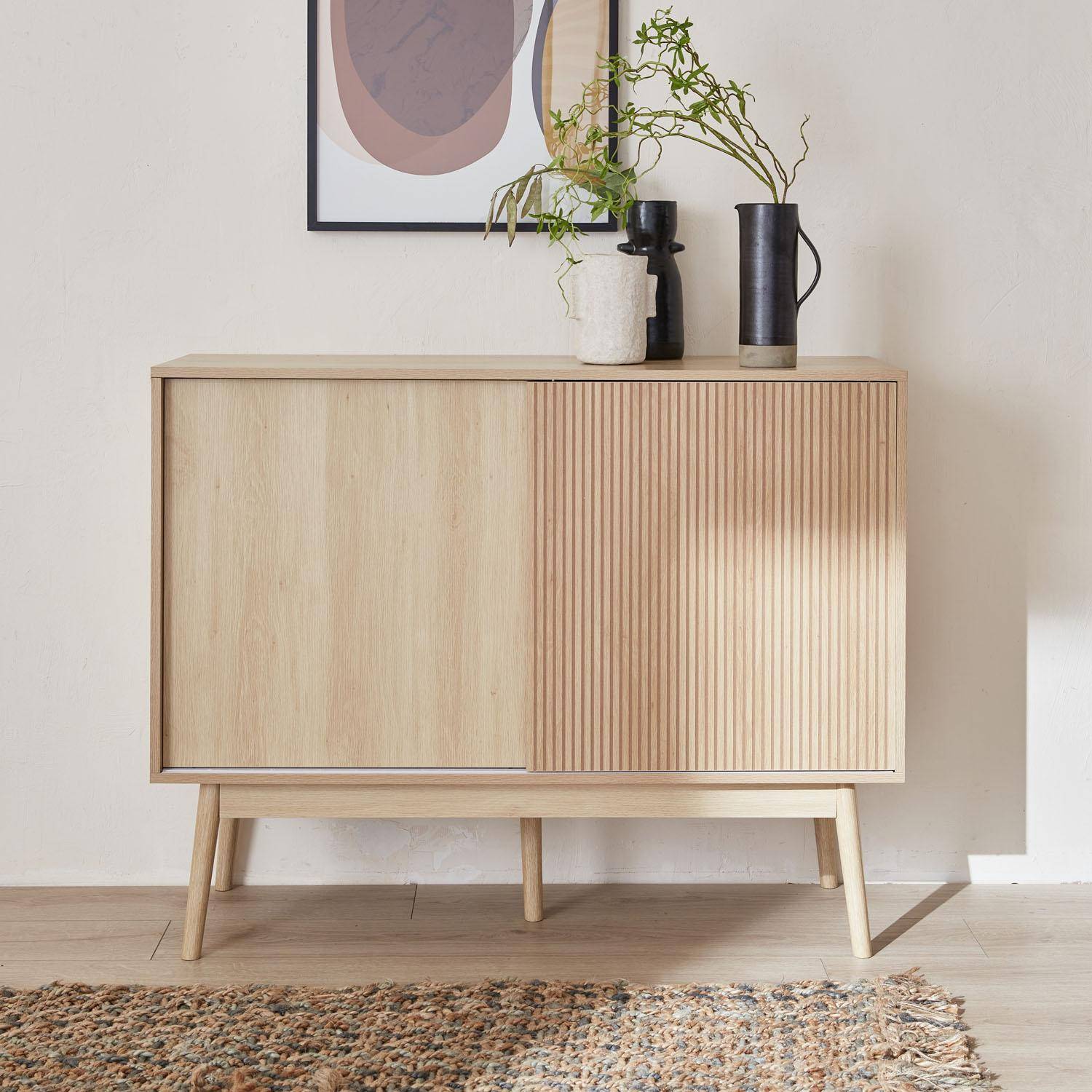 Dressoirkast met 2 schuifdeuren - Linear,sweeek,Photo1