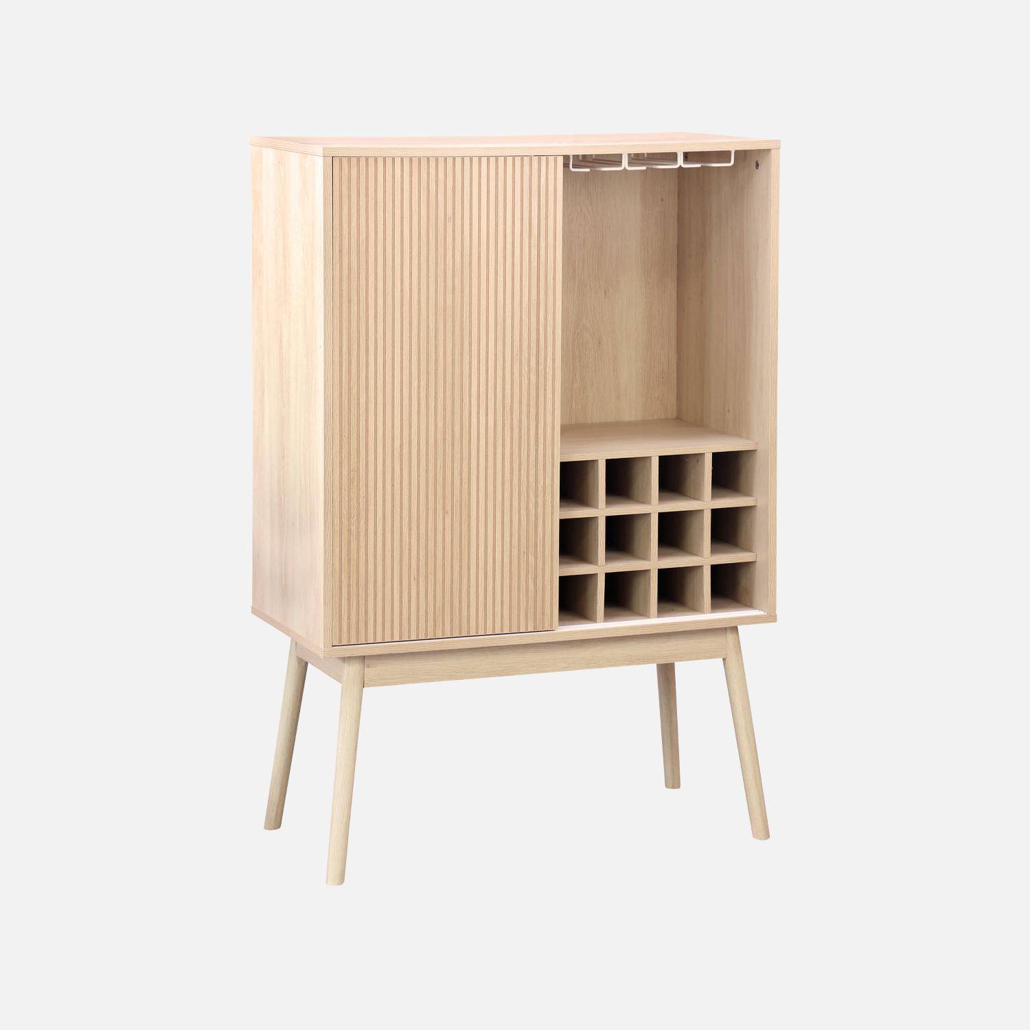Meuble range-bouteilles portes coulissantes - Linear Photo3