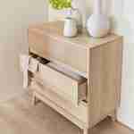 Commode de rangement décor bois, 3 tiroirs - Linear Photo3