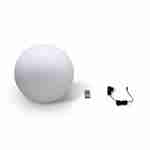 40cm spherical LED lamp – Decorative light sphere, remote control, Warm white Photo3