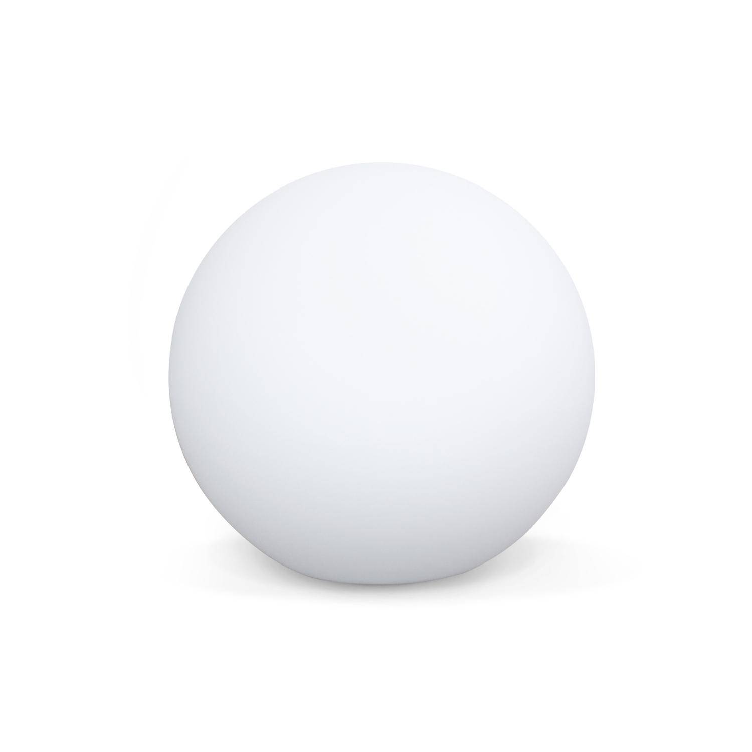 40cm spherical LED lamp – Decorative light sphere, remote control, Warm white Photo1