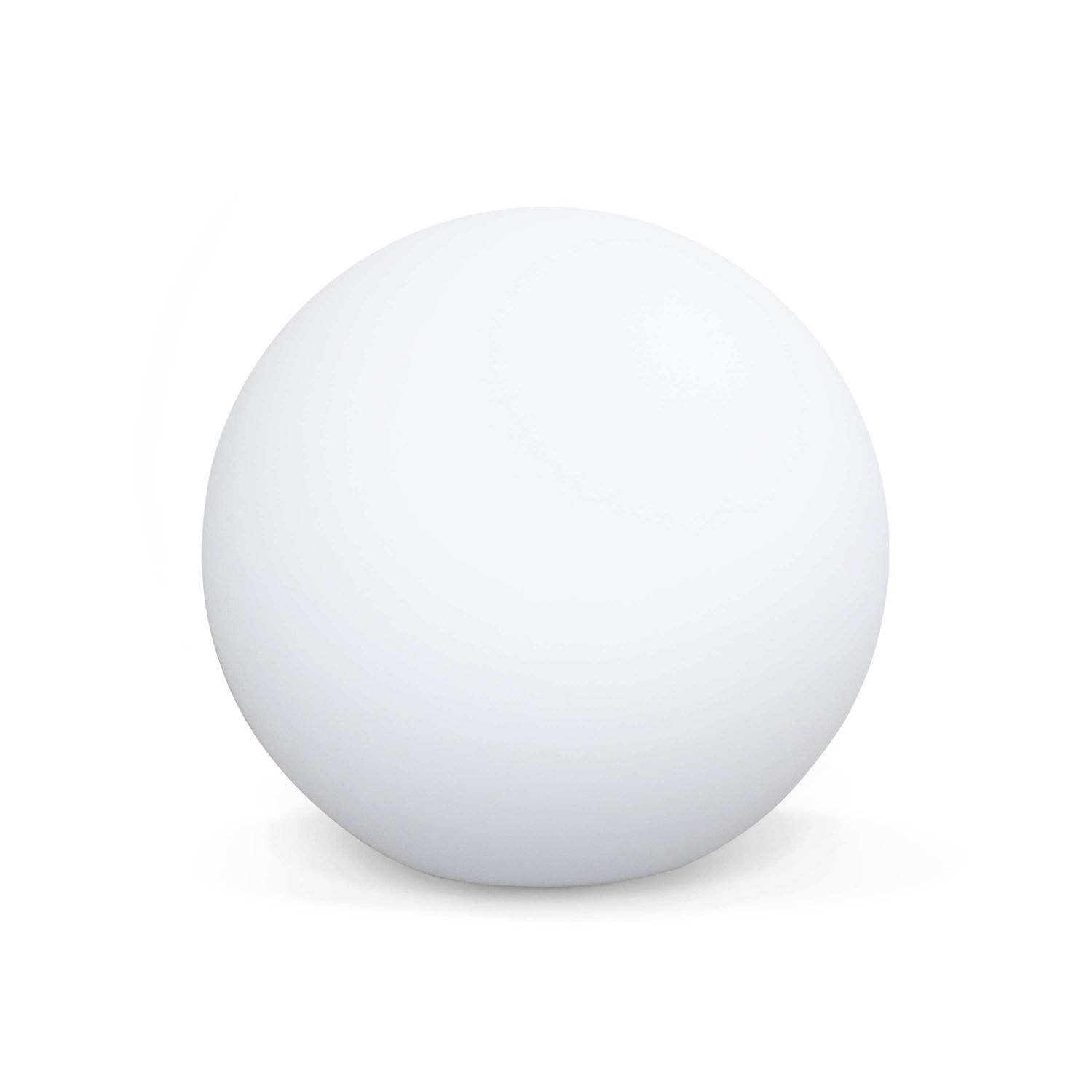 50cm spherical LED lamp – Decorative light sphere, remote control, Warm white Photo1