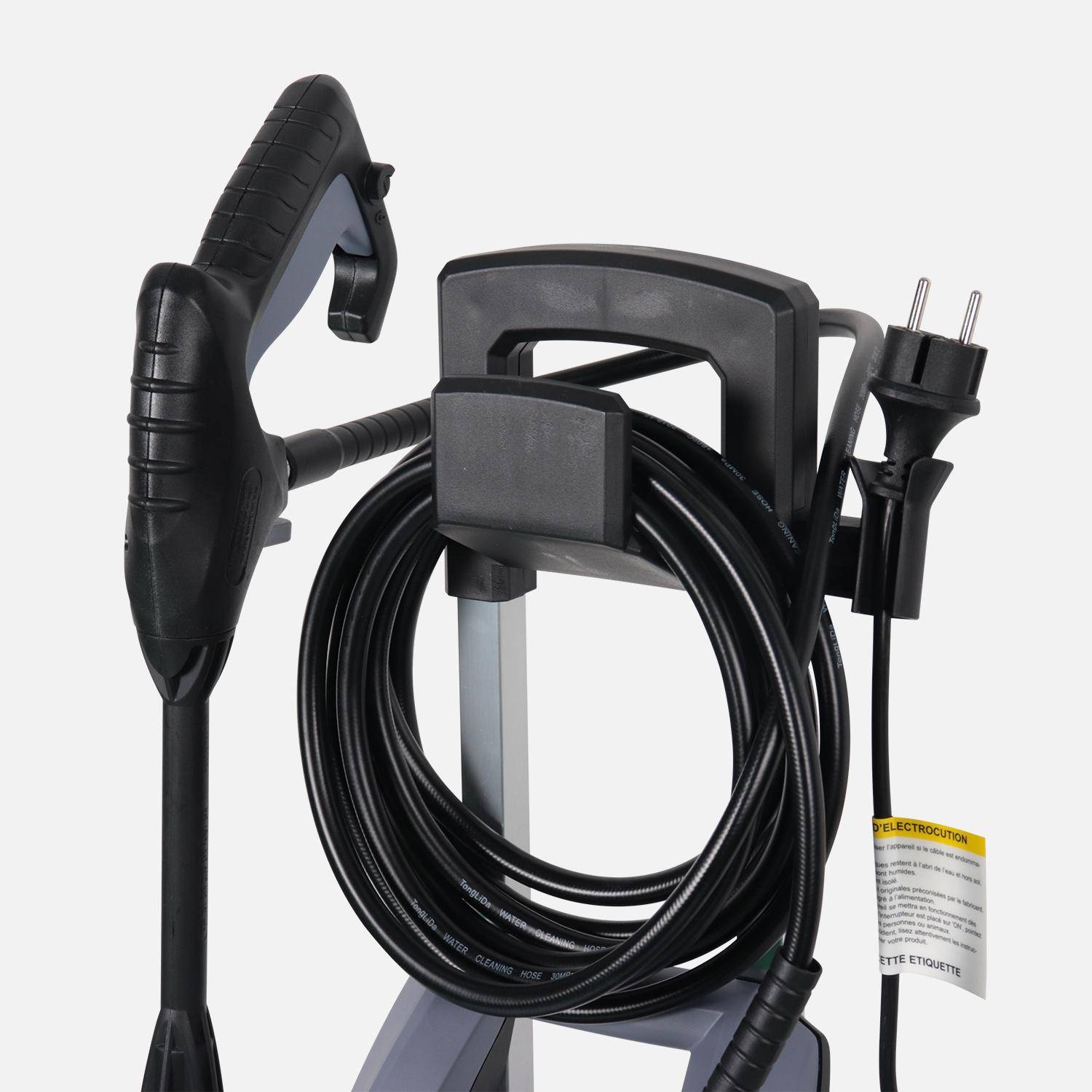 Limpiador de alta presión VOLTR 135 bar 1900W con kit de accesorios (boquilla de detergente, rotabuse, variable) con mango de rueda y Start-Stop automático,sweeek,Photo4