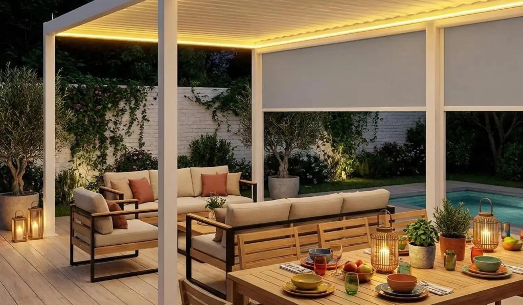 Hoe kies je een pergola met lamellendak?