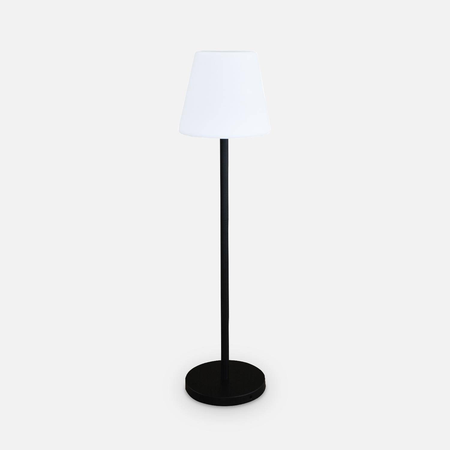 150 cm outdoor vloerlamp LAMPADA XL LED hybrid , veelkleurige vloerlamp, op batterijen, zonne-energie, op afstand bedienbare designlamp Photo2