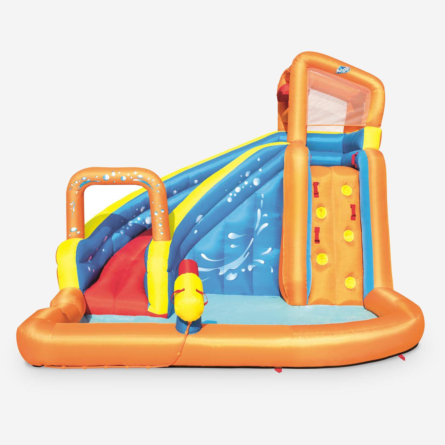 Opblaasbaar speelkasteel – Villandry - Opblaasbare waterglijbaan, springkussen voor kinderen, 3,65 x 3,2 x 2,7 m Photo5