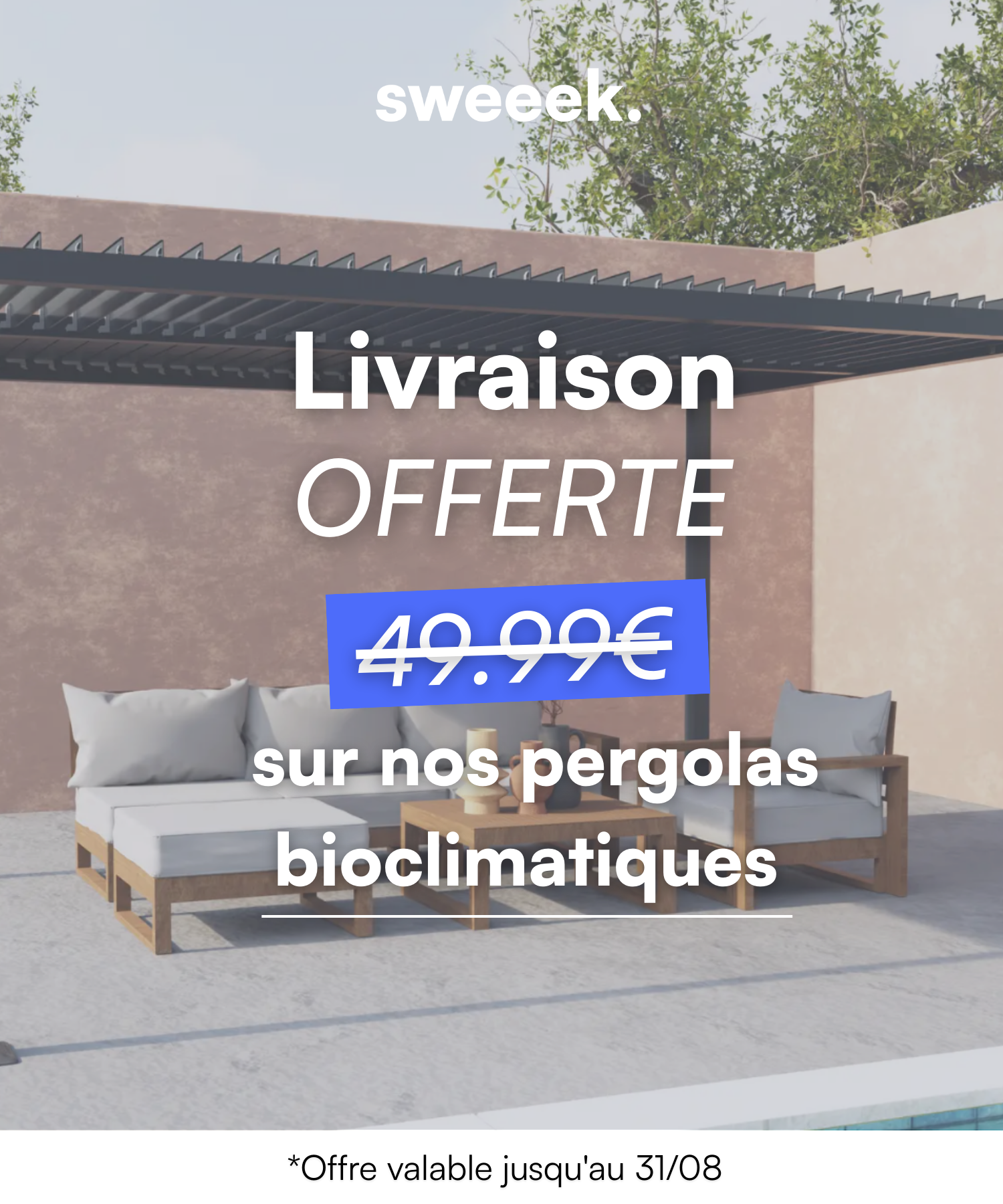 Pergola bioclimatique