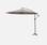 Hardelot, parasol déporté rond 300cm de diamètre - taupe | sweeek