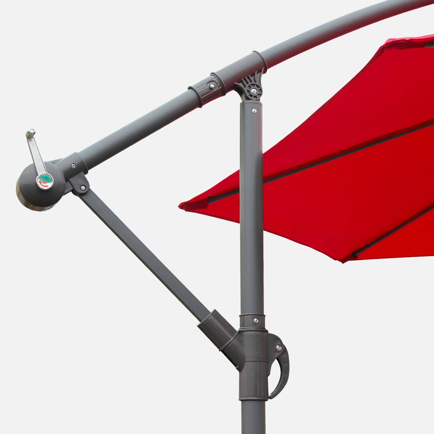 Hardelot, parasol déporté rond 300cm de diamètre Photo4