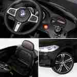 BMW Série 6 GT Gran Turismo noire, voiture électrique pour enfants 12V 4 Ah, 1 place, avec autoradio et télécommande Photo5