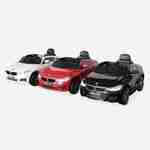 BMW Série 6 GT Gran Turismo noire, voiture électrique pour enfants 12V 4 Ah, 1 place, avec autoradio et télécommande Photo8