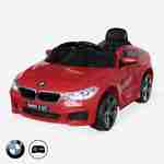 BMW Série 6 GT rouge, voiture électrique pour enfants 12V 4 Ah, 1 place, avec autoradio et télécommande Photo1