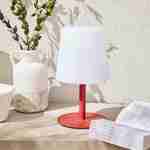 LAMPADA S COLOR - LED-tafellamp 28cm rood - Heldere decoratieve tafellamp, Ø 16cm Photo1
