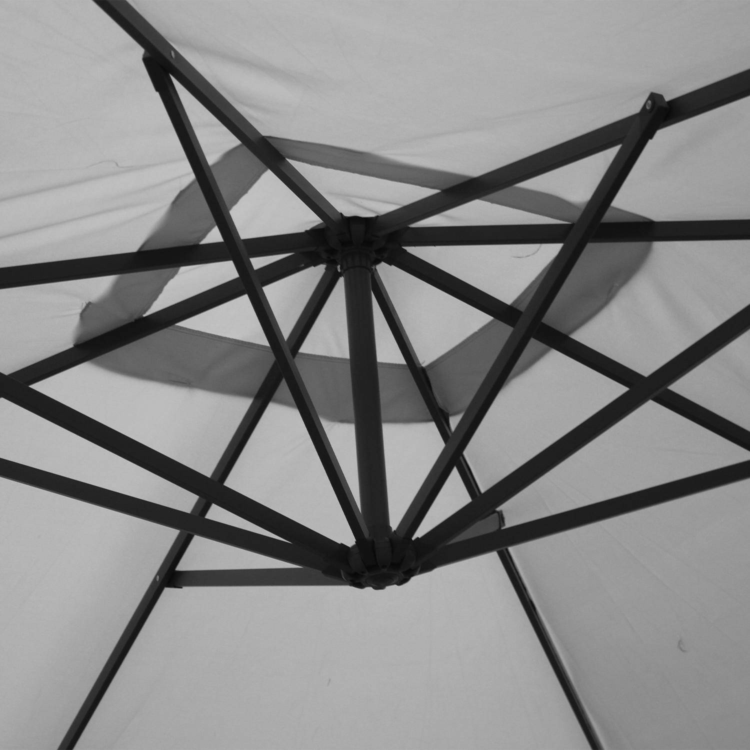 Hardelot, parasol déporté 3x3m Photo4
