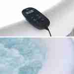 Spa MSPA gonflable rond – Kili 6 gris 6 places - système anti-gel + bâche, 180 cm, pompe, chauffage, gonfleur, filtre Photo3