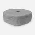 Housse de protection intégrale pour spa gonflable carré ou rond 4 personnes MSPA– Ø 190x70cm Photo2
