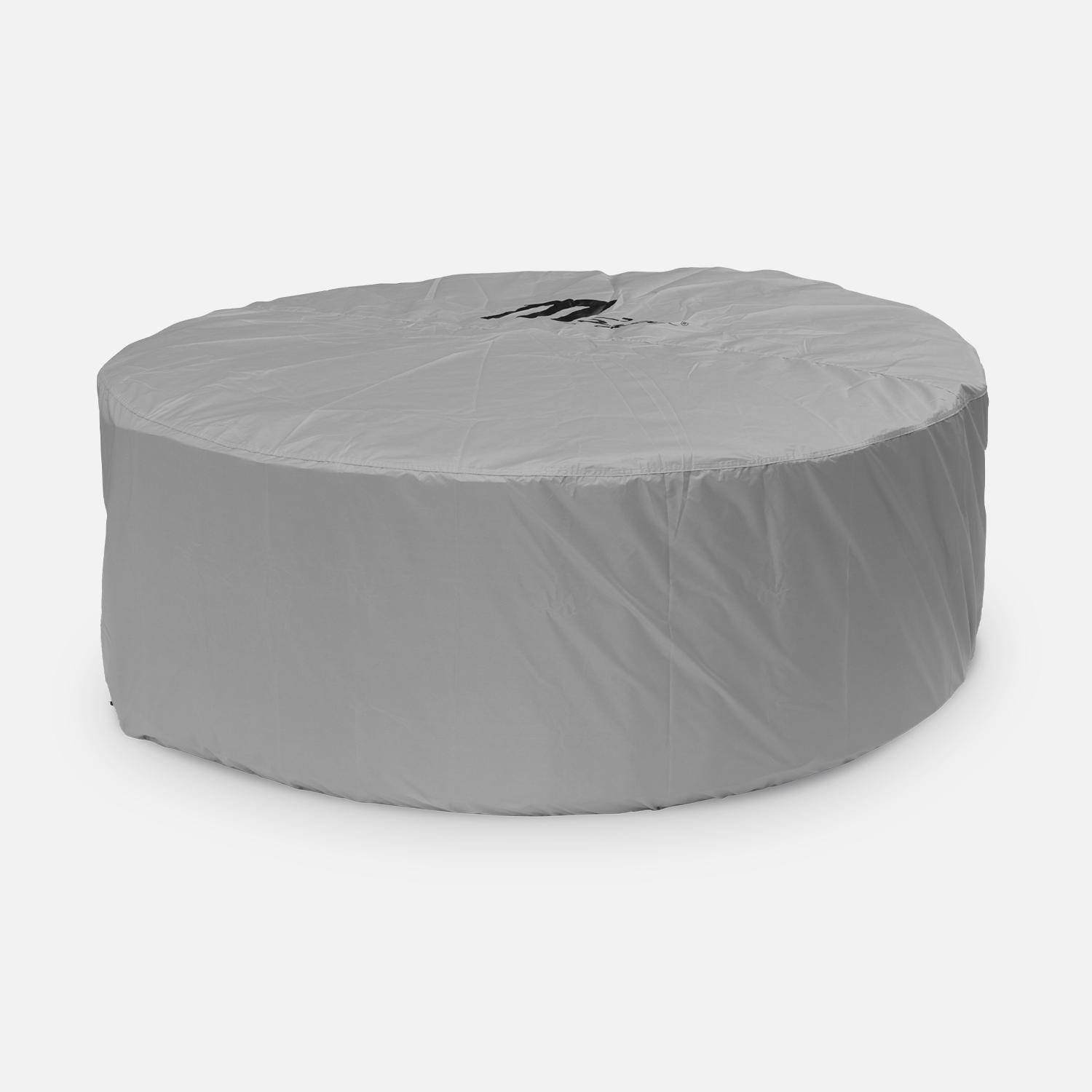 Cubierta protectora integral para spa inflable cuadrado o redondo para 4 personas MSPA- Ø 190x70cm Photo1