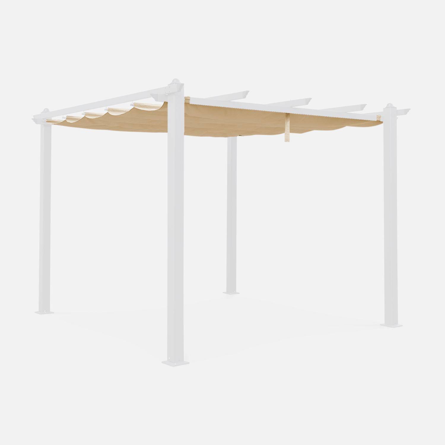 Canopy roof for 3x3m Condate gazebo - pergola replacement canopy - Beige,sweeek,Photo1