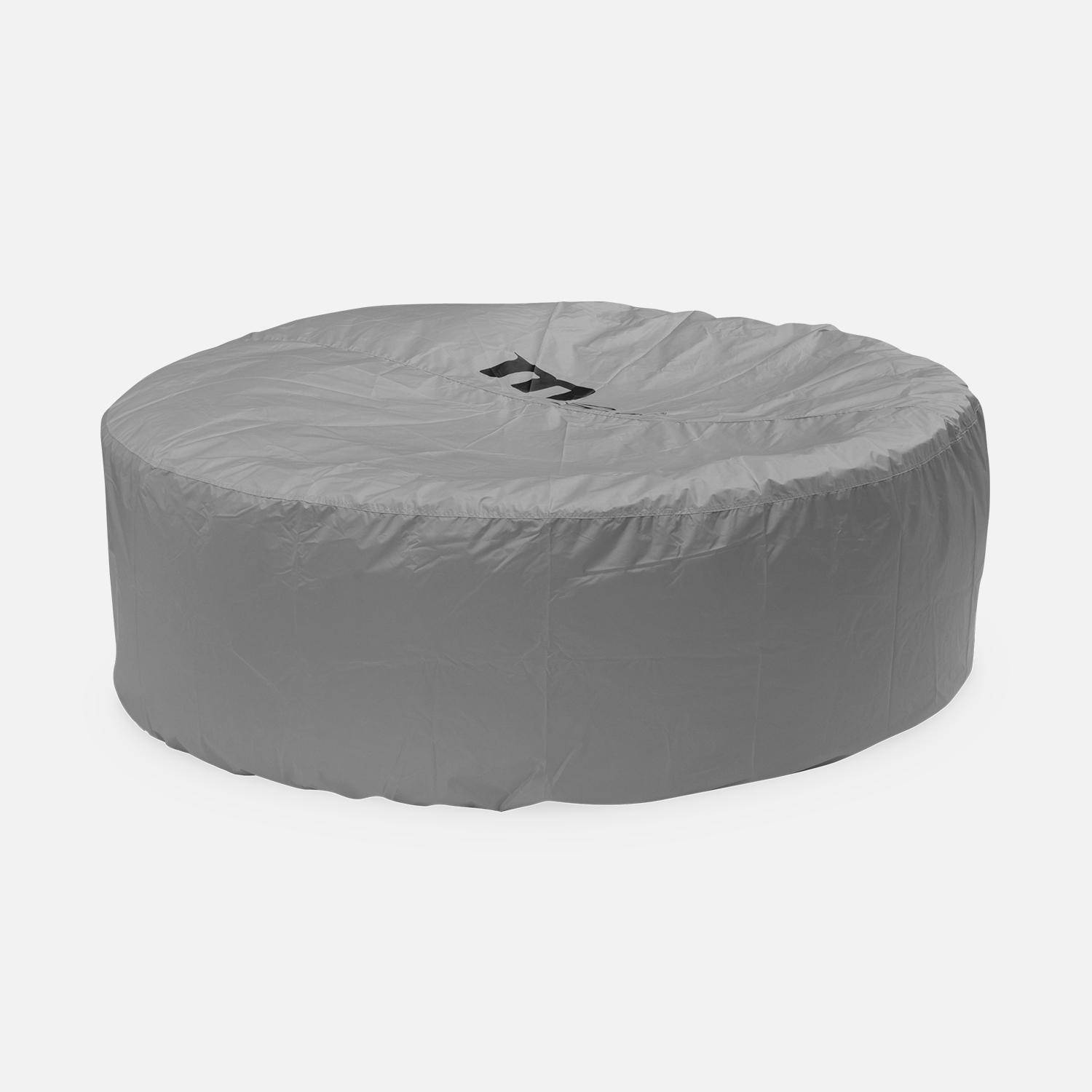 Protective cover for 6-person round MSPA inflatable hot tub – Ø 215x70cm Photo1