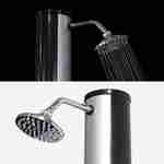 Outdoor solar shower 35L tank with tap and mixer - for pool, hot tub, terrace, garden - Gutta - Grey Photo4