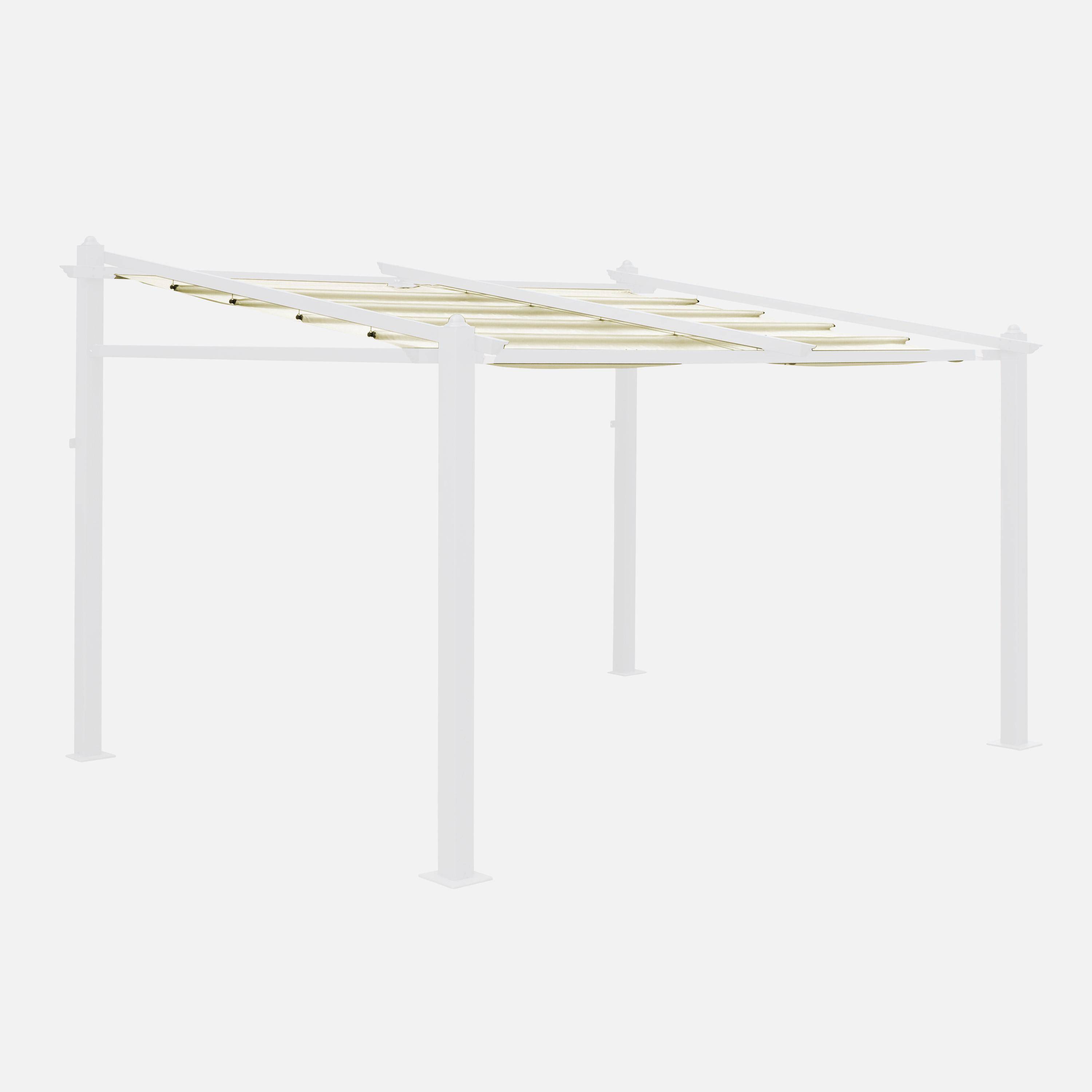 Canopy roof for 3x4m Morum gazebo - pergola replacement canopy - Off-White,sweeek,Photo1