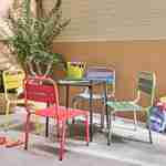 Salotto da giardino per bambini - Anna - Multicolore, 4 posti, tavolo e sedie, 48x48cm Photo1