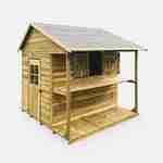 Maisonnette avec étalage en bois FSC de 2,6m², Hortensia - cabane pour enfants en pin autoclave Photo5