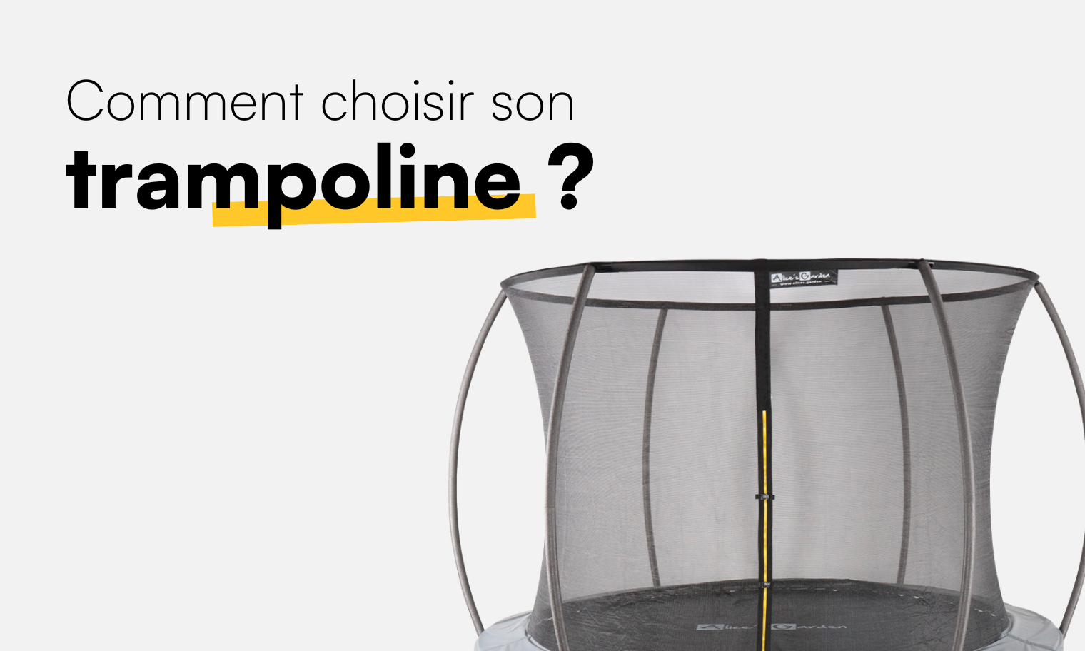 Choisir son trampoline sweeek