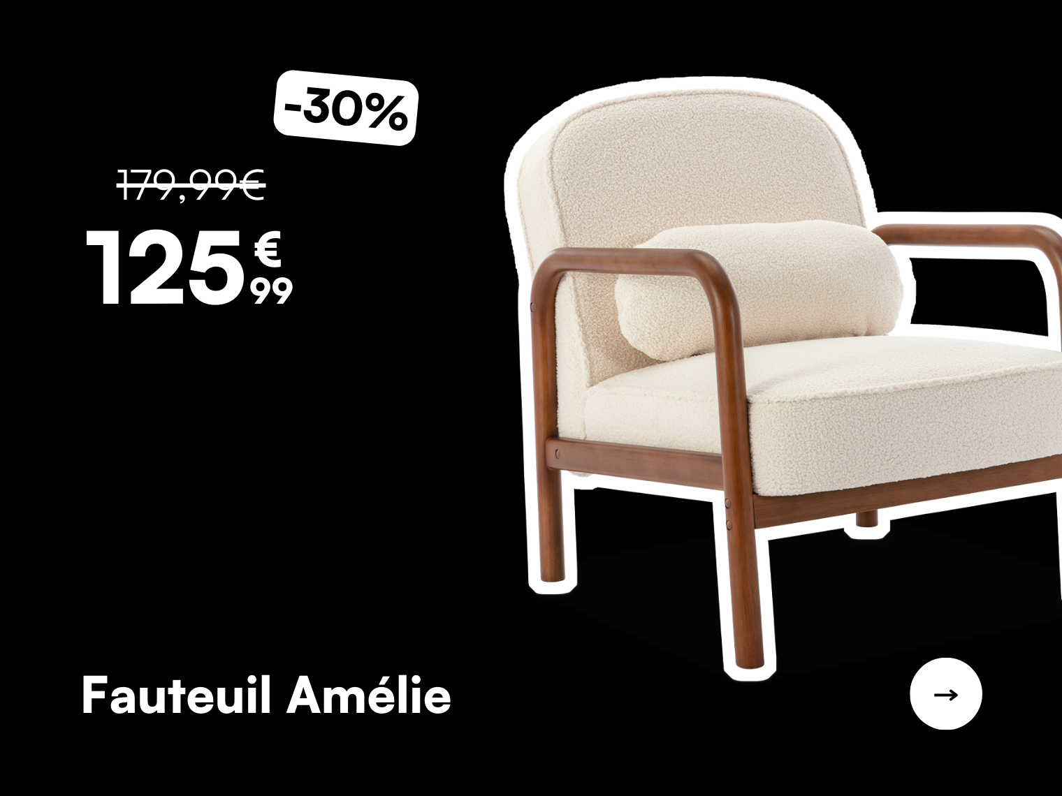 Fauteuil Amélie