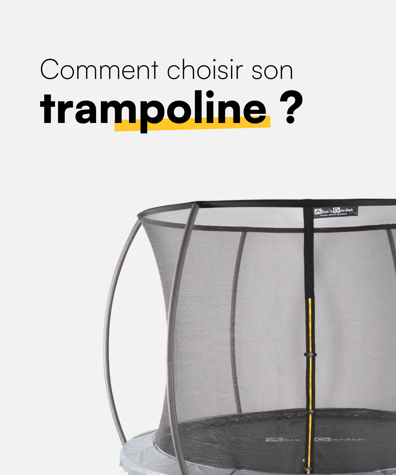 Choisir son trampoline sweeek