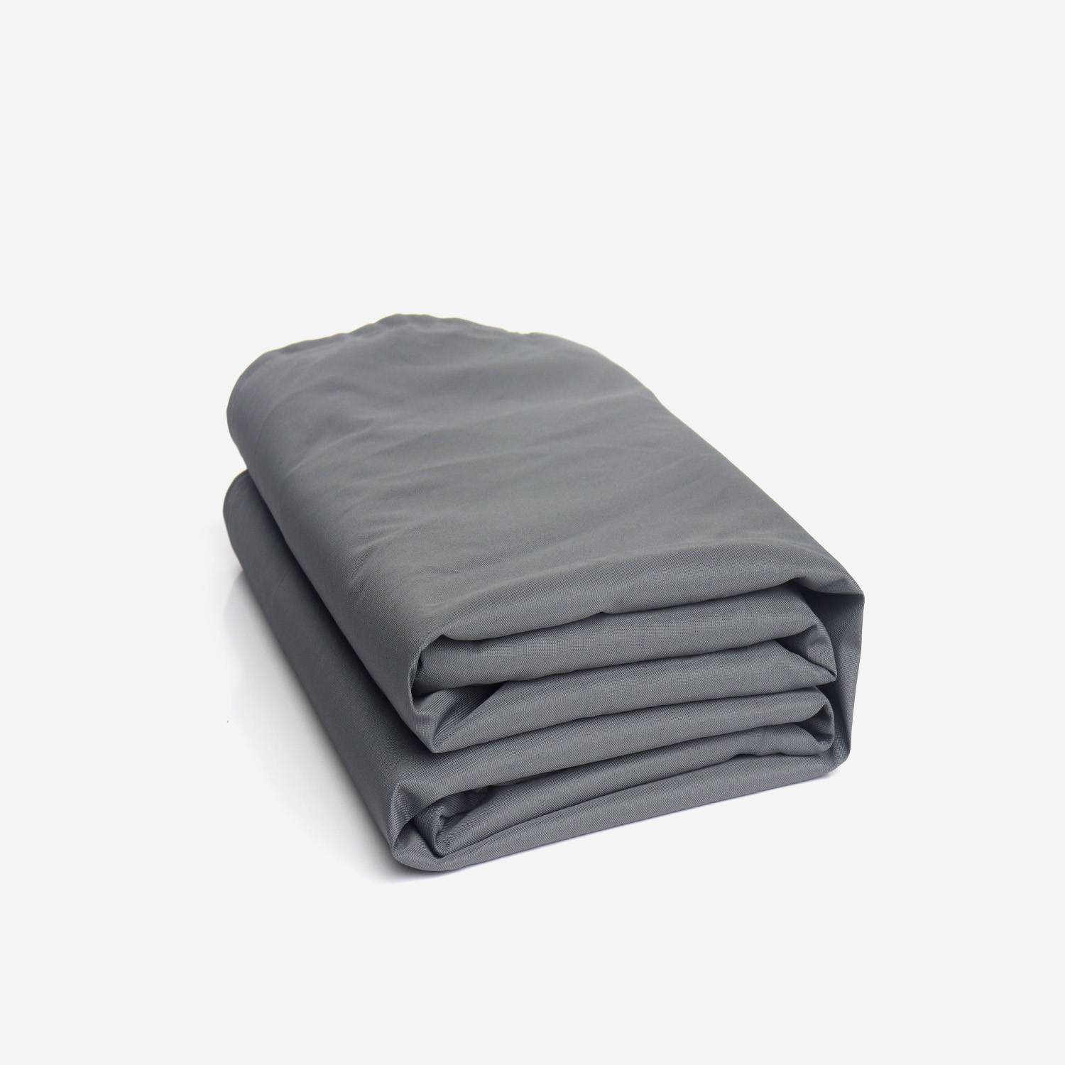 230x112cm dark grey dust cover - Rectangular, PA-coated polyester dust cover for the Vabo 12 garden tables,sweeek,Photo2