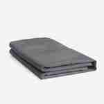 112x112cm dark grey dust cover - Square, PA-coated polyester dust cover for the Vabo 8 garden table Photo2