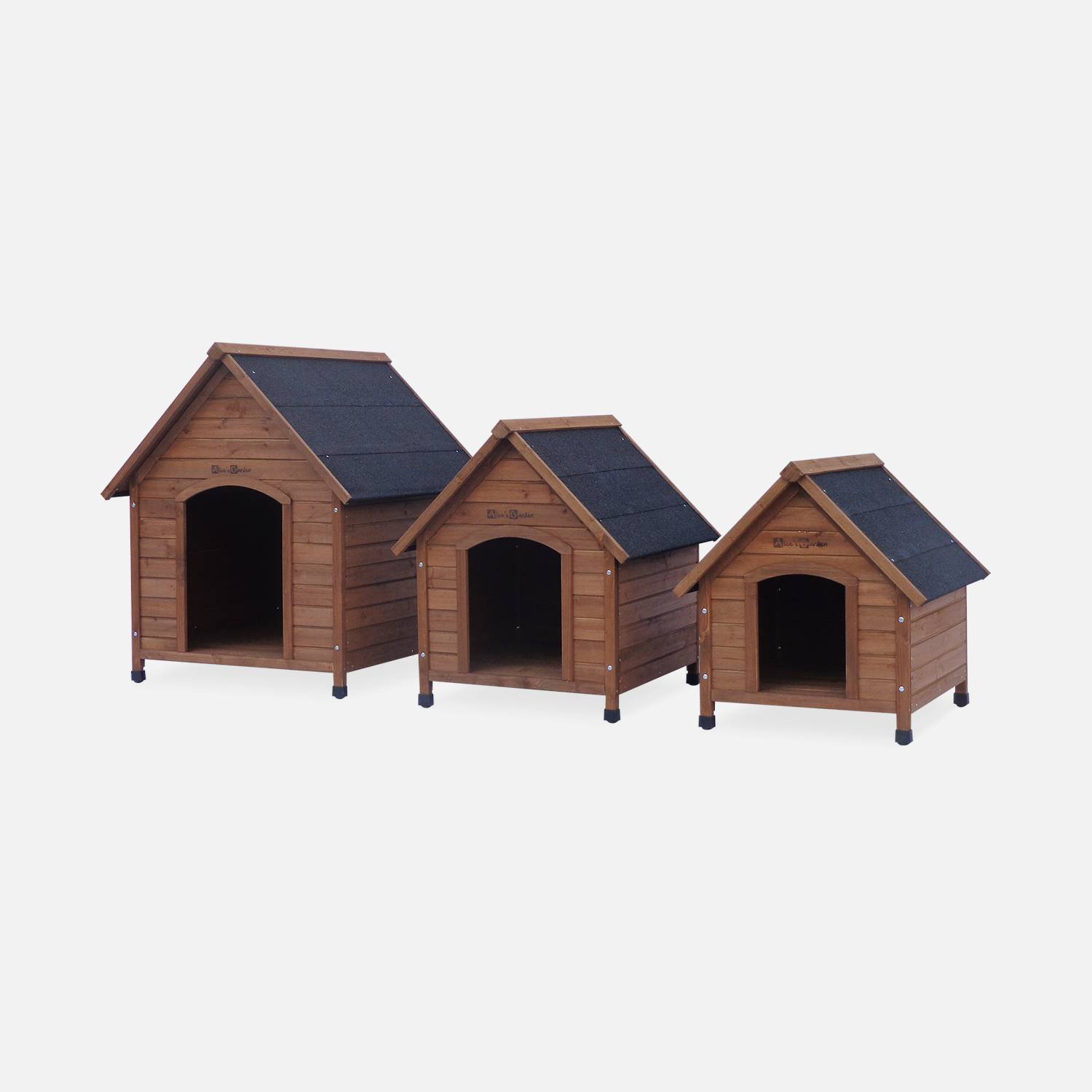 Niche pour chien en bois COCKER XL, cabane pour chien 96x104x112cm,sweeek,Photo6