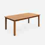 Tavolo da giardino, in legno, dimensioni: 180-240cm - modello: Almeria - Grande tavolo rettangolare con prolunga, in eucalipto FSC Photo6