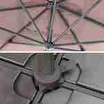 Rectangular cantilever parasol, 3x4m - Saint Jean de Luz - Beige-brown Photo5