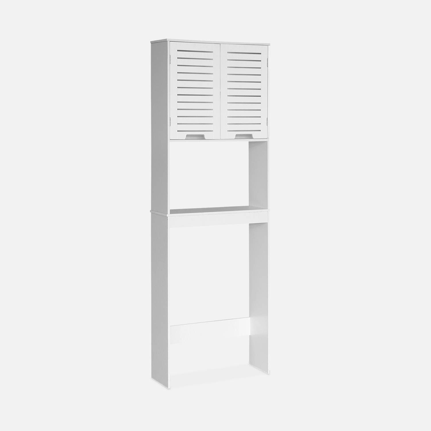 WC shelf/cabinet, bathroom furniture, white,sweeek,Photo1