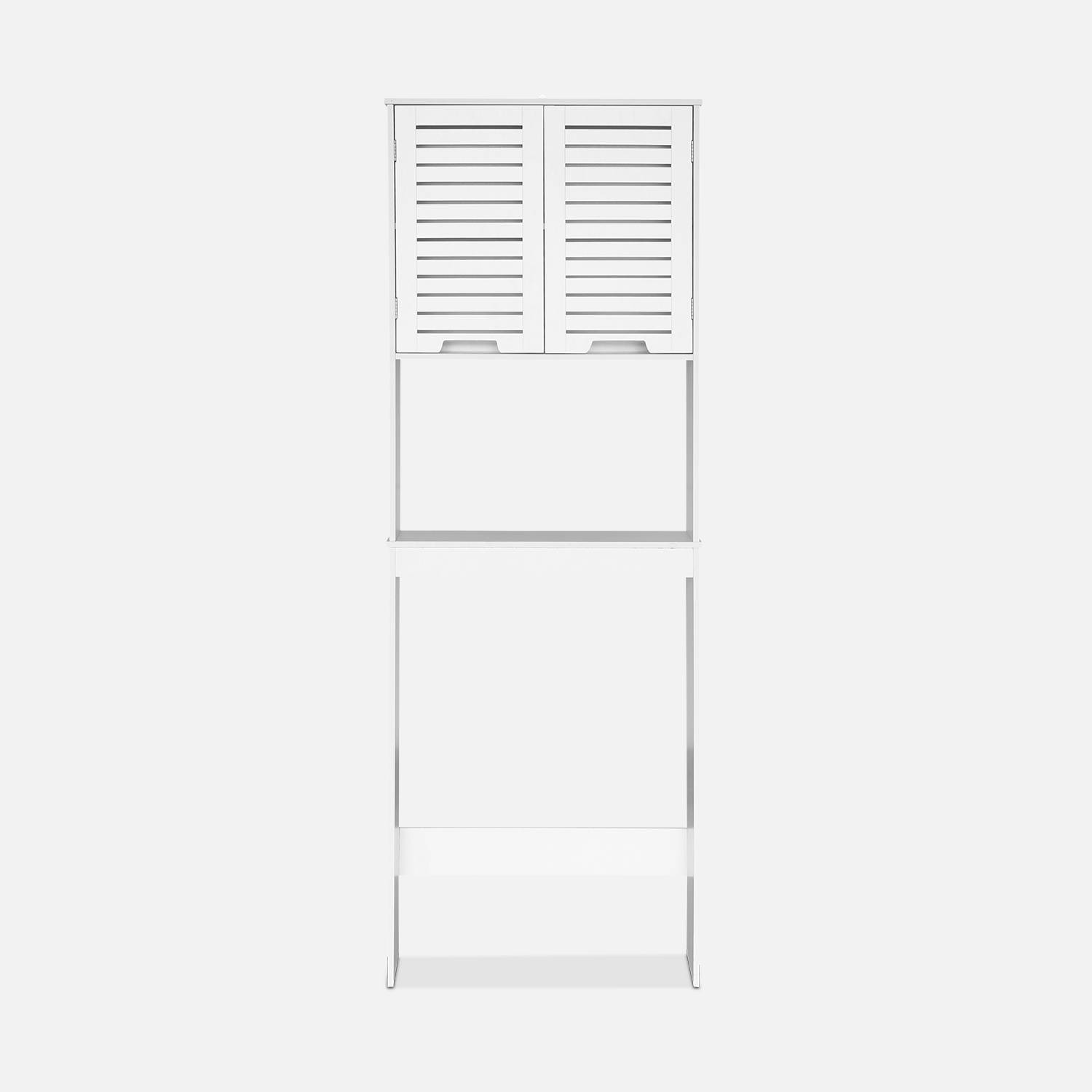 WC shelf/cabinet, bathroom furniture, white,sweeek,Photo3