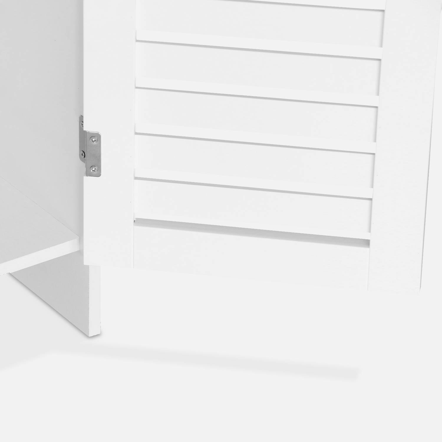 Móvel de toilette - Rivage - 1 prateleira, 2 portas perfuradas, 2 níveis de arrumação,sweeek,Photo5
