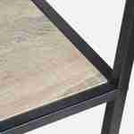 Asymmetrisches Regal Metall & Holzdekor - Loft - Regal auf 5 Ebenen, L 114 x B 33 x H 78 cm Photo6