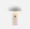 Kabellose Tischlampe Weiß mit schwenkbarem Kopf H 28 cm | sweeek