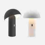 Lampe de table sans fil nomade à tête orientable blanche H 28cm, intérieur / extérieur  Photo6