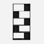 Asymmetrisches Design Bücherregal - Pieter - 5 Ebene, 10 Staufächer, 83x23x173cm Photo3