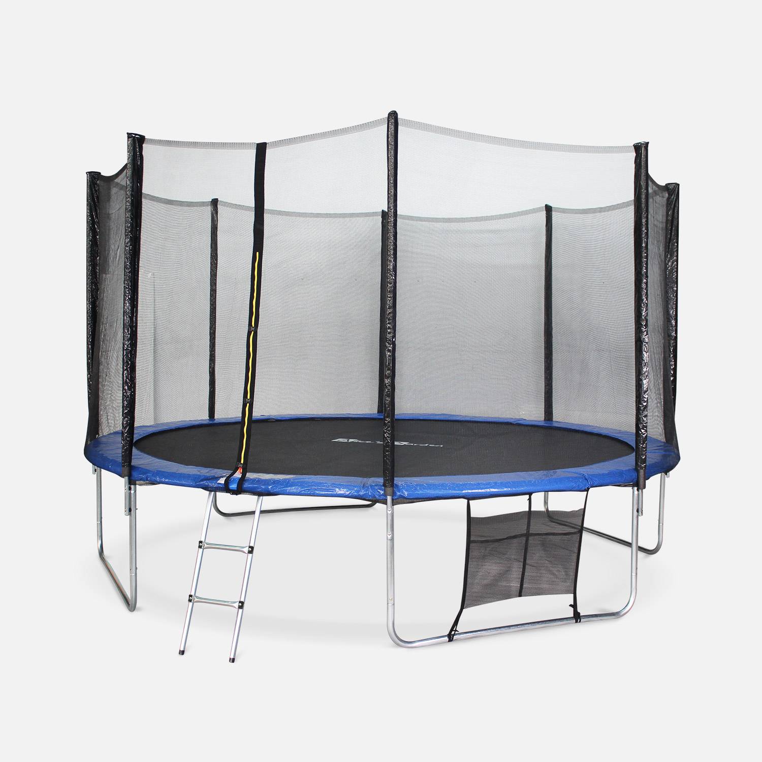 Ø13ft trampoline with accessory kit, shoe organiser, ladder, rain cover, safety net and anchoring kit Photo2