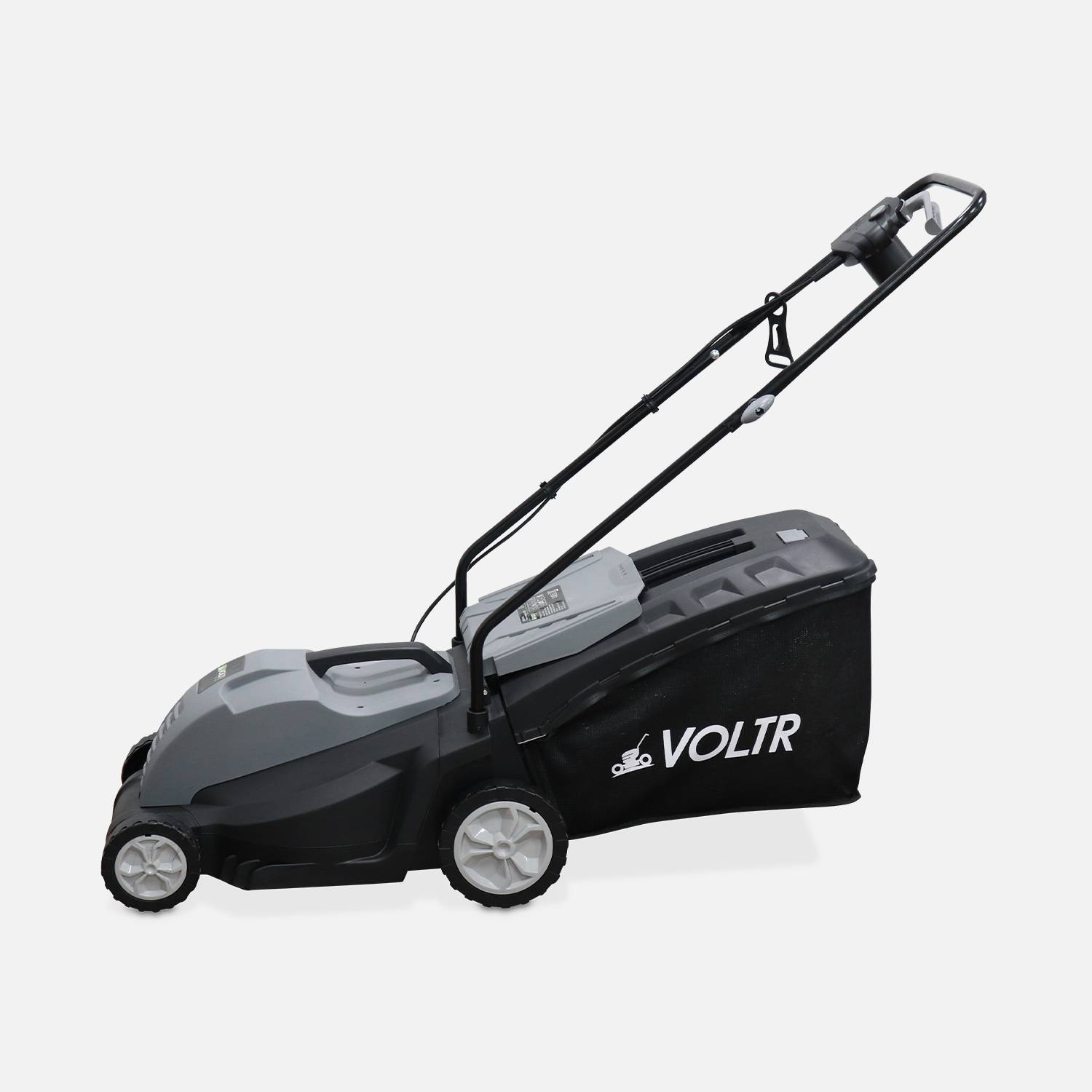 VOLTR - Elektrischer Rasenmäher 1500W – Grasfangkorb 50L, Schnittdurchmesser 36cm, kompakt und handlich Photo3