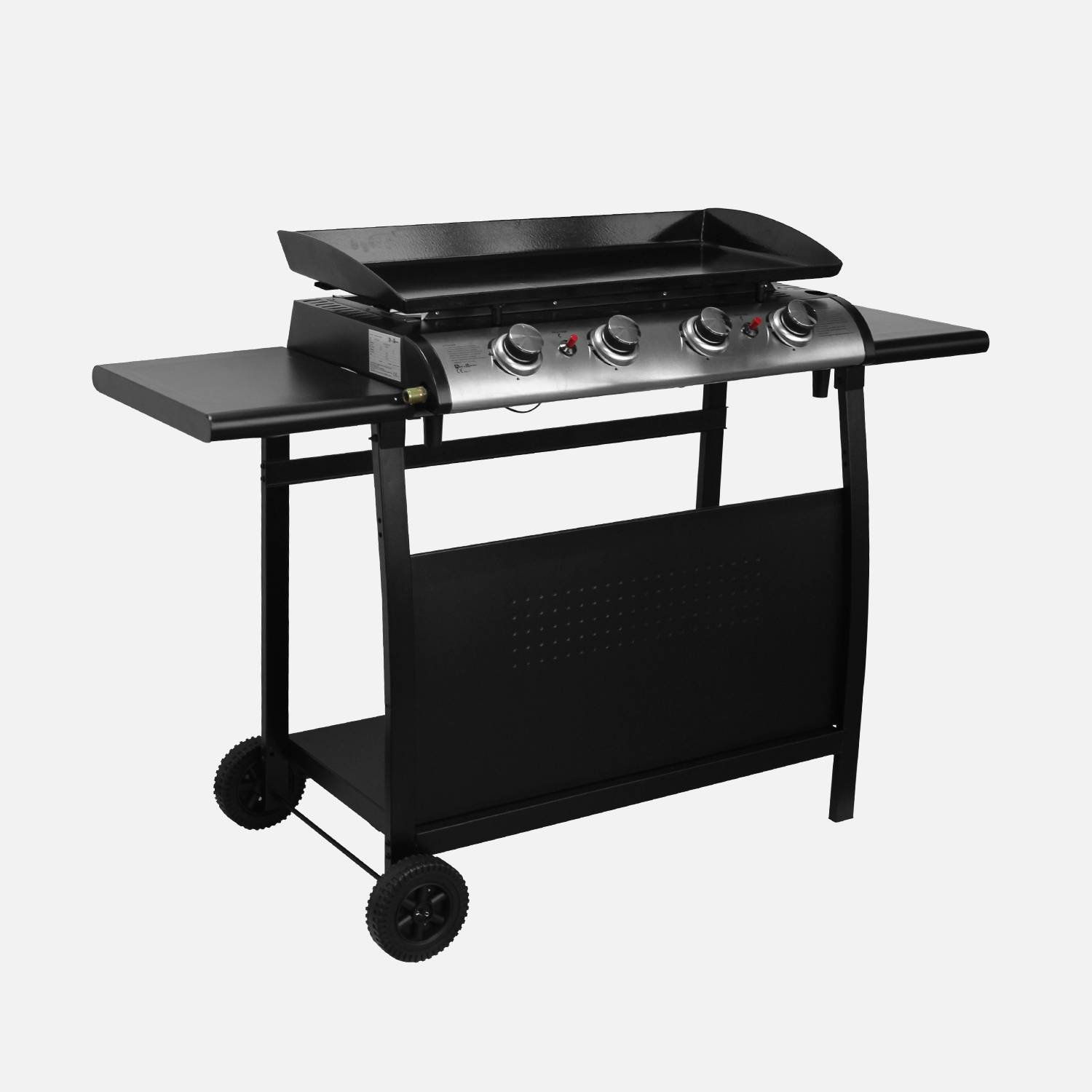 Plancha Porthos 4 fuochi + carrello