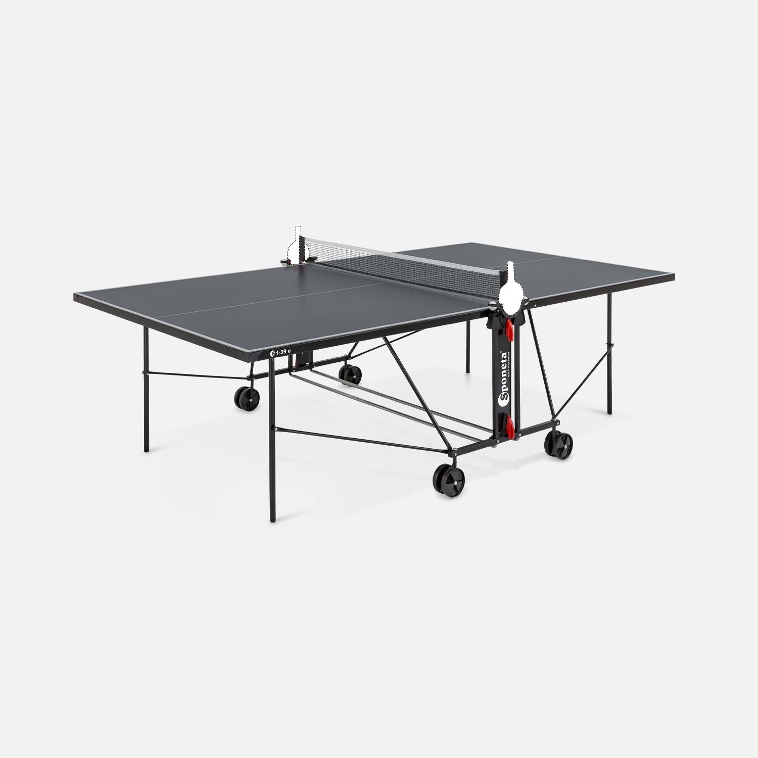 Tischtennisplatte OUTDOOR grau, für den Außenbereich, Tischtennissport, Ping Pong Tisch | sweeek