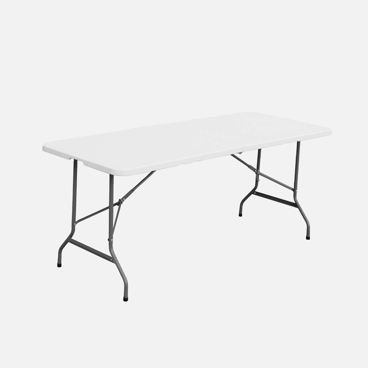 Set of 2 reception tables, 180cm, foldable, with carrying handle Photo5